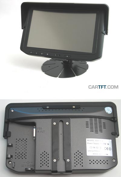 700TS -- TFT 7" -- VGA -- Touchscreen <b>USB</b> -- <b>SunShield</b> [Silber] (Mindestbestellmenge : 100 Stck)