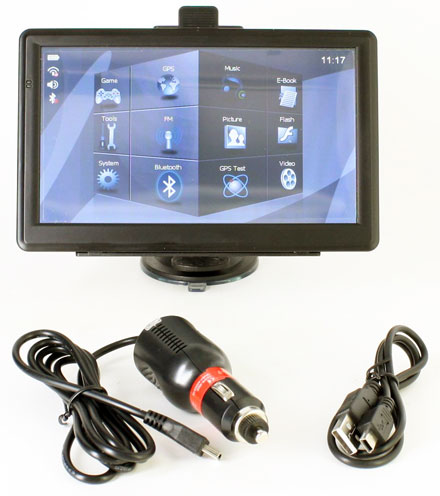 [CTFPND-1 <b>V5</b>] 7" PND TruckNavigator 9.0 EUROPA (800x480, Bluetooth, FM Modulator) [LKW]