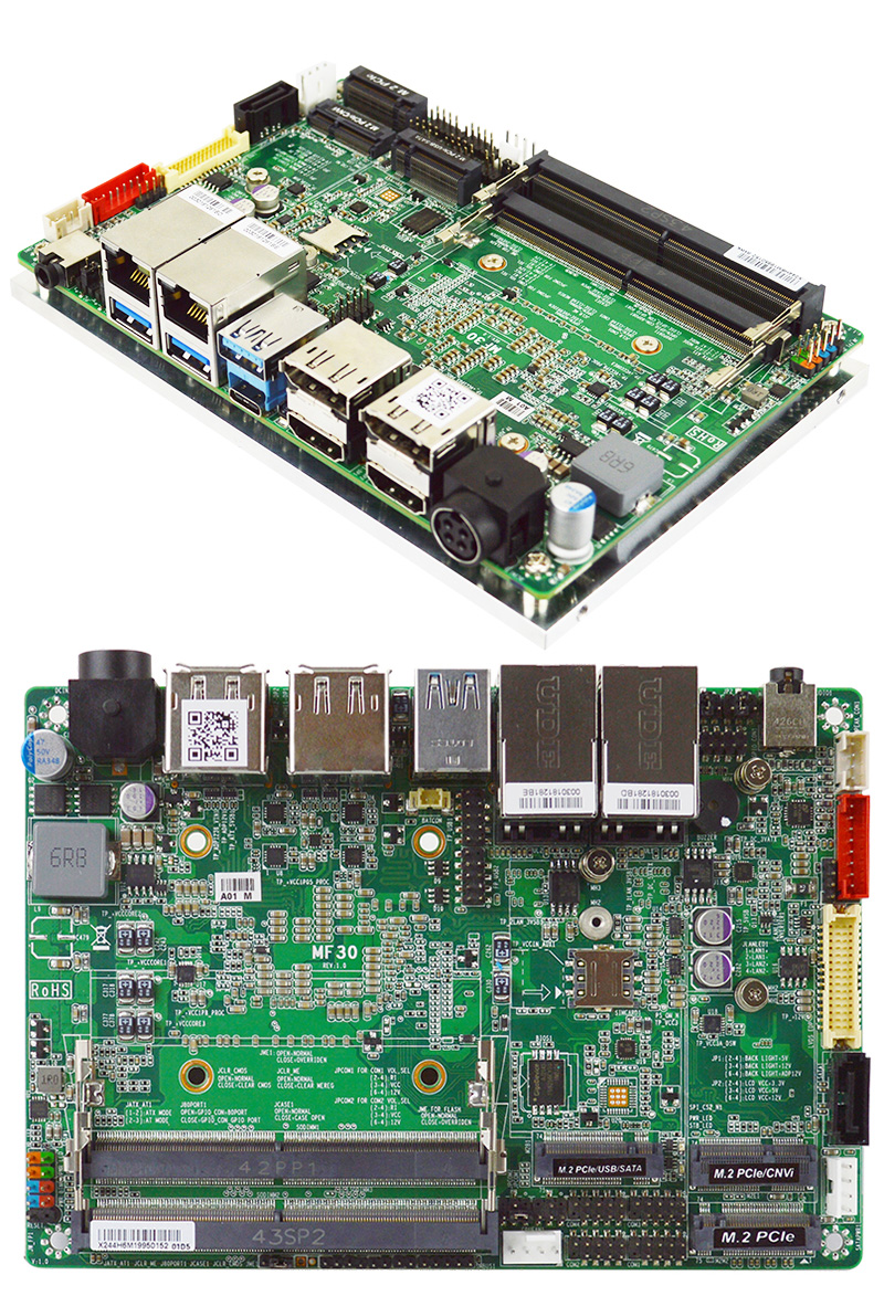 Jetway MF30-13350 3,5" SBC (Intel 13th Gen. i5-1335U, 2x HDMI, 2x dP) <b>[FANLESS]</b>